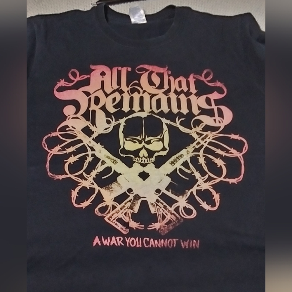 All that remains band tour shirt